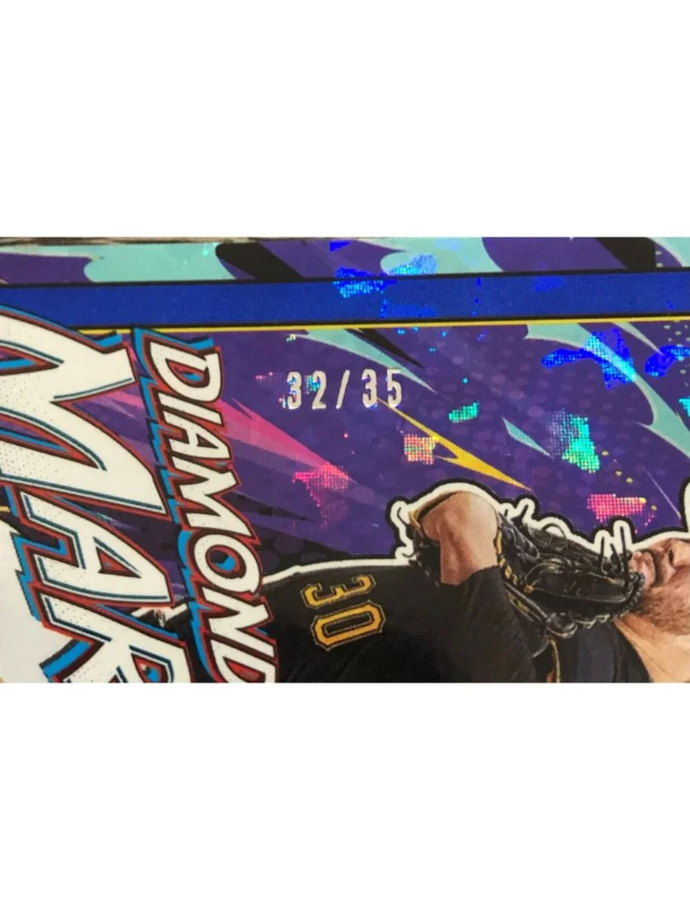 2026 Donruss Paul Skenes Diamond Marvels Blue Ice SSP 32/35